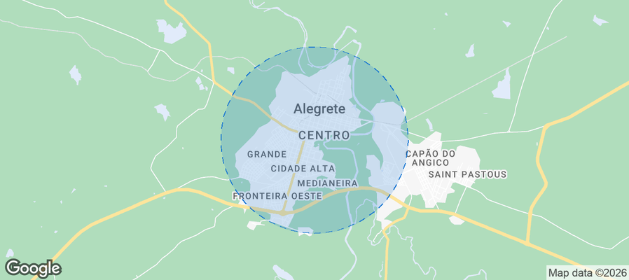 Alegrete Airbnb map